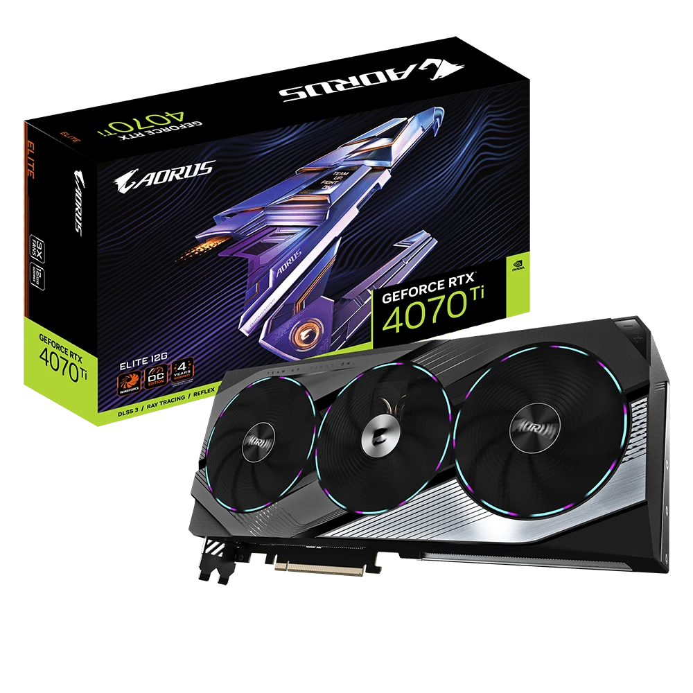 Gigabyte AORUS GeForce RTX 4070 Ti ELITE 12G